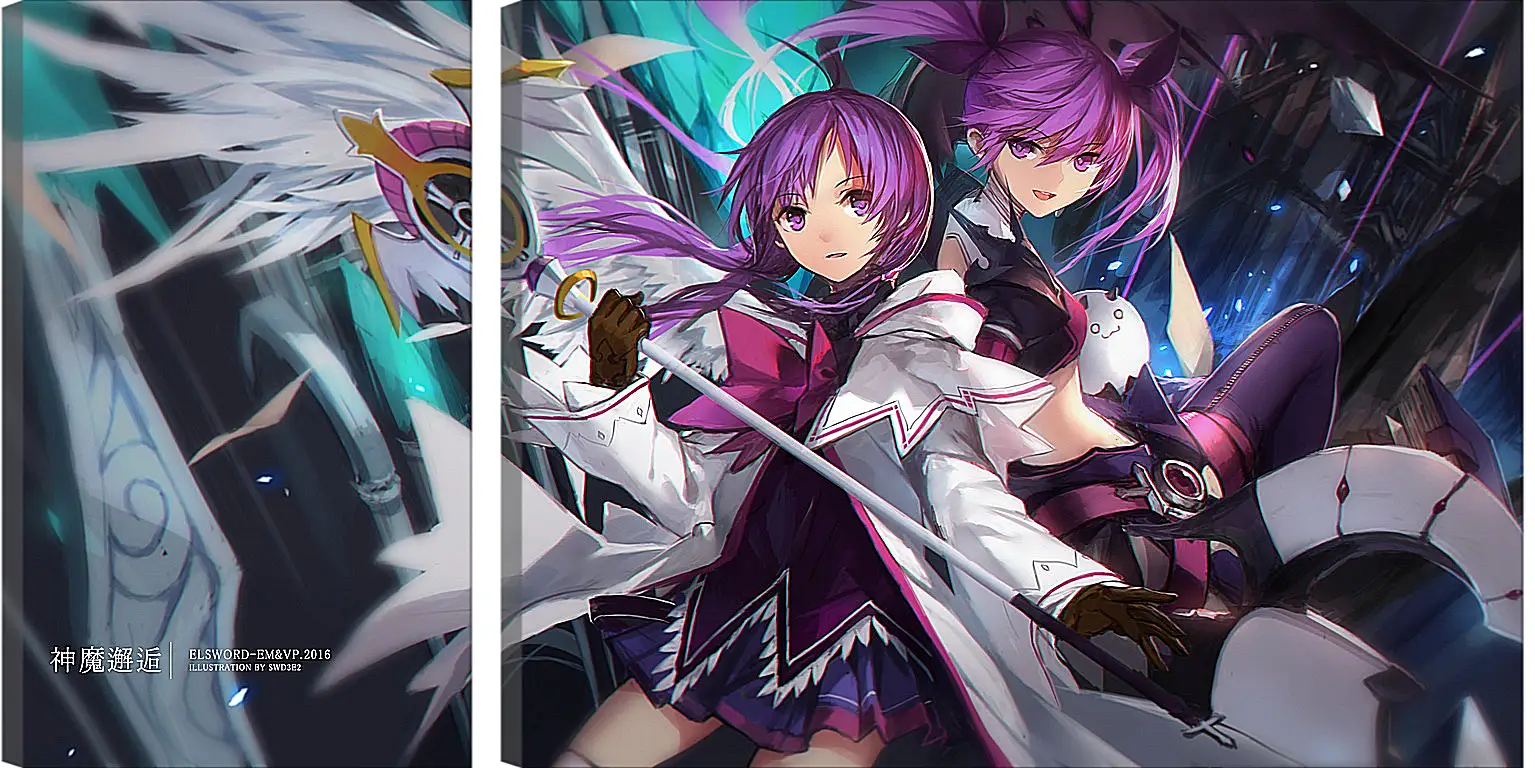 Модульная картина - Elsword
