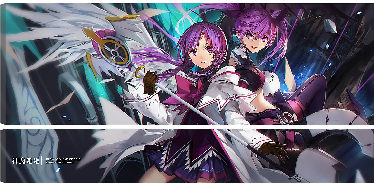 Модульная картина - Elsword
