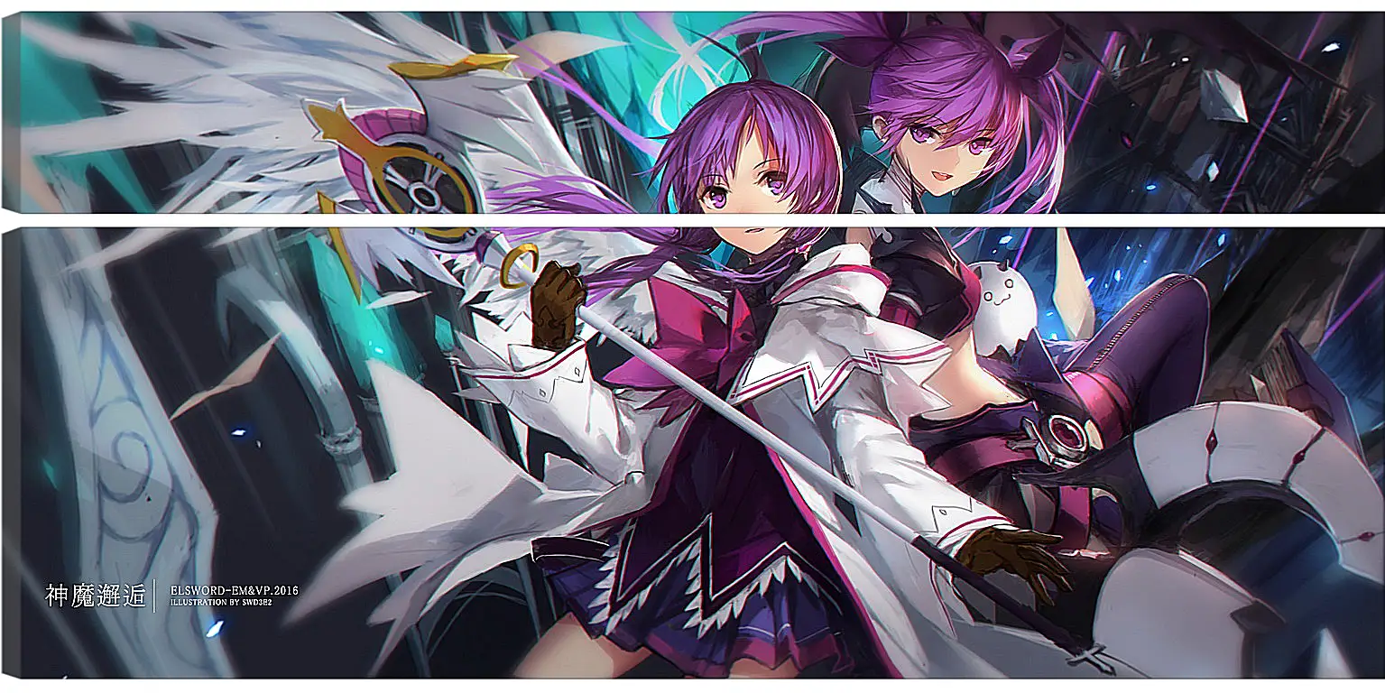 Модульная картина - Elsword
