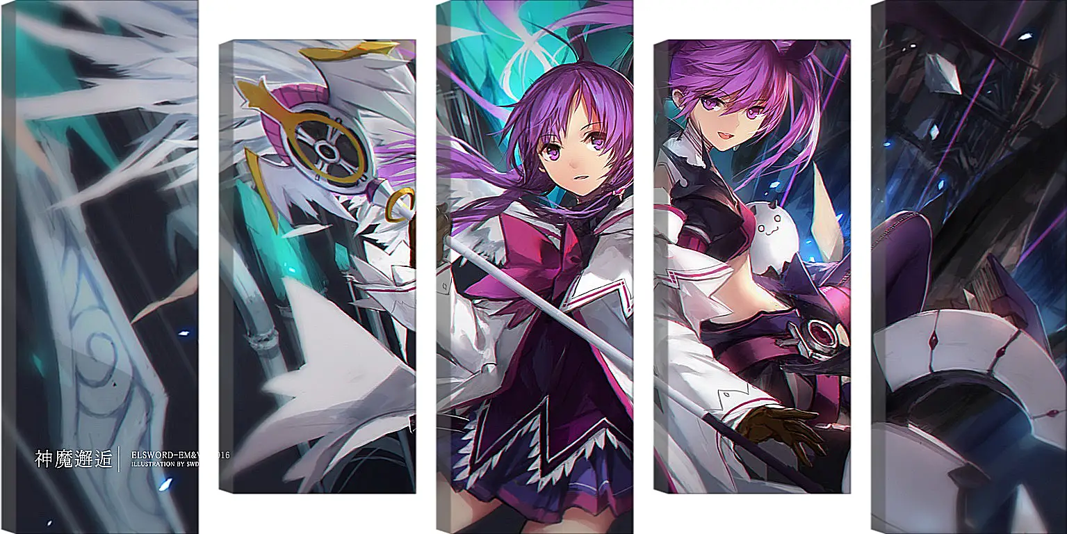 Модульная картина - Elsword
