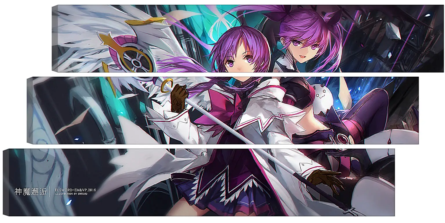 Модульная картина - Elsword
