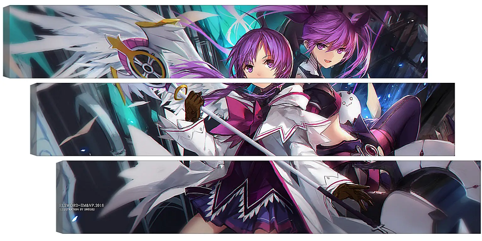 Модульная картина - Elsword
