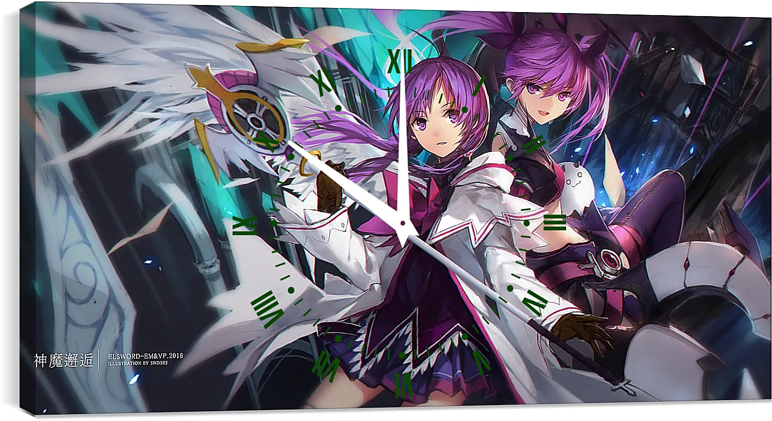 Часы картина - Elsword
