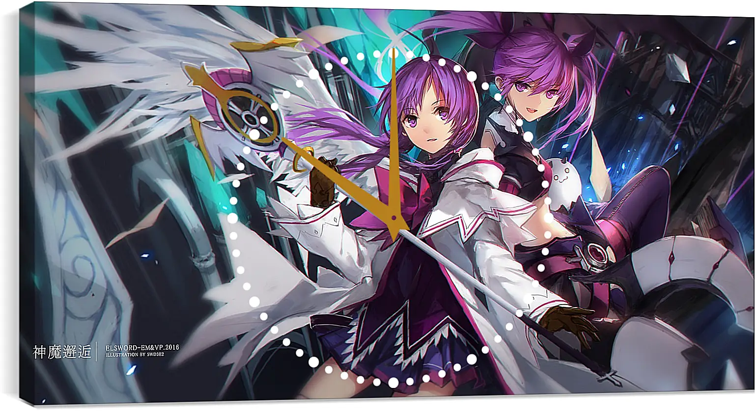Часы картина - Elsword
