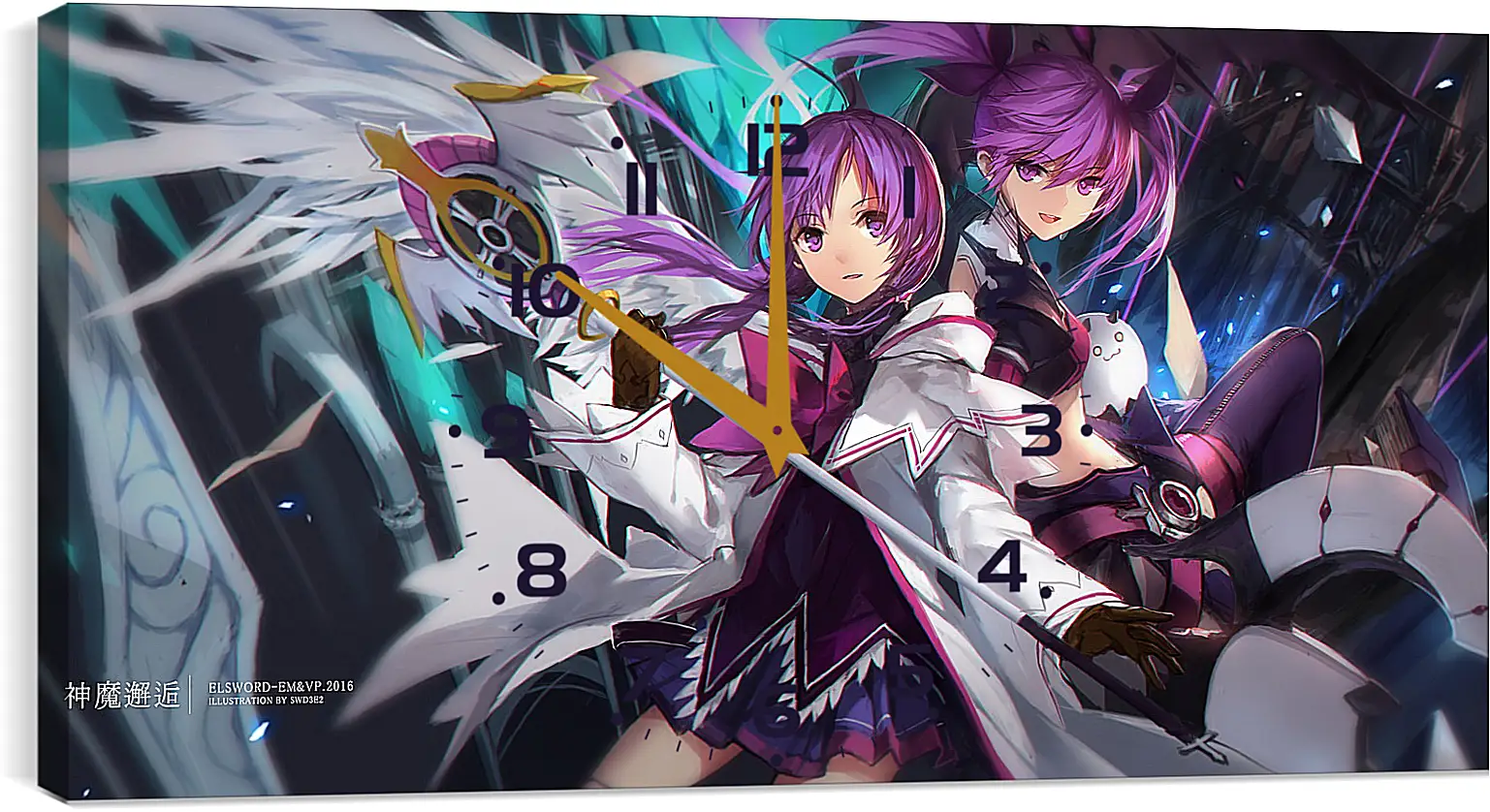 Часы картина - Elsword
