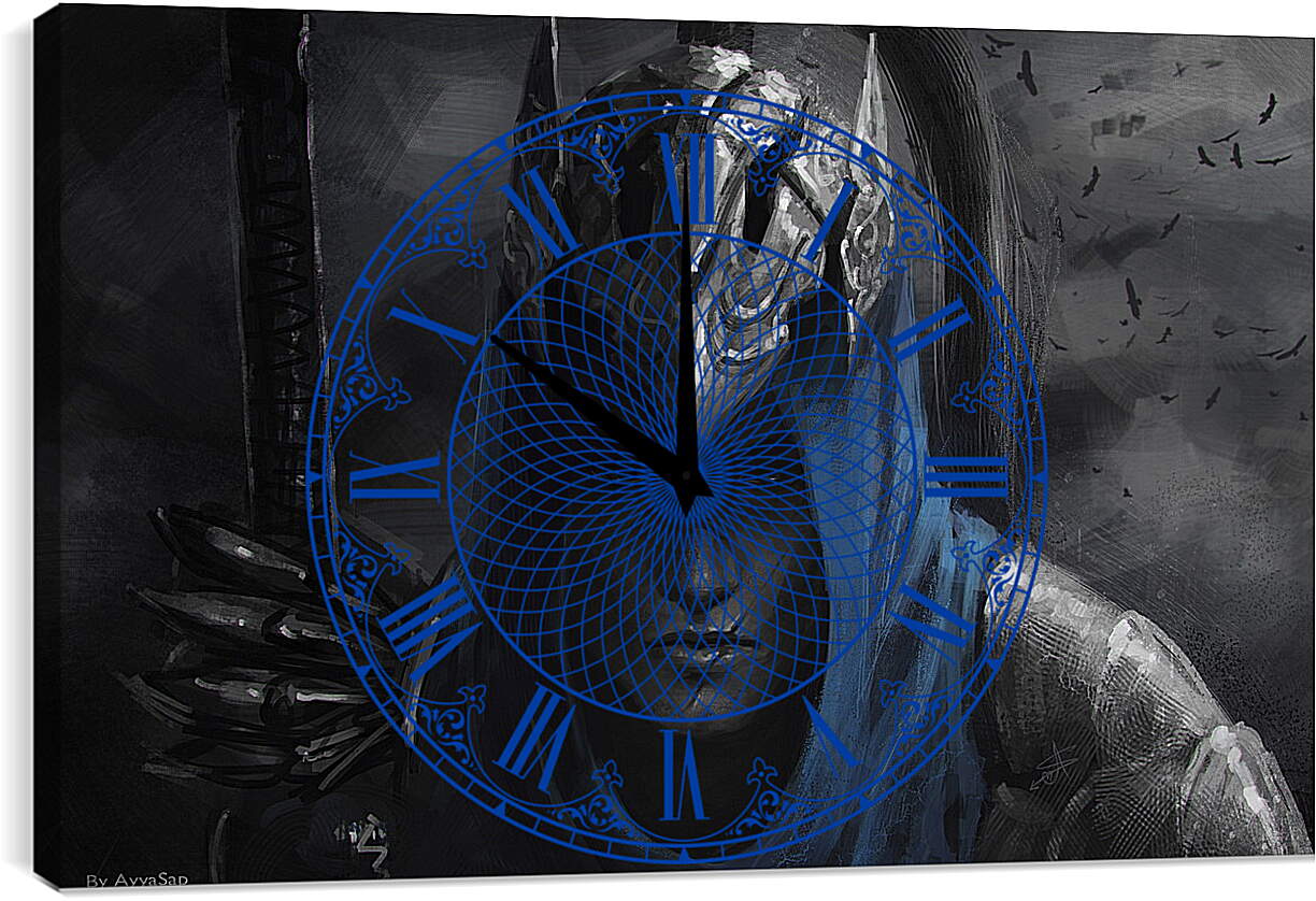 Часы картина - Dark Souls
