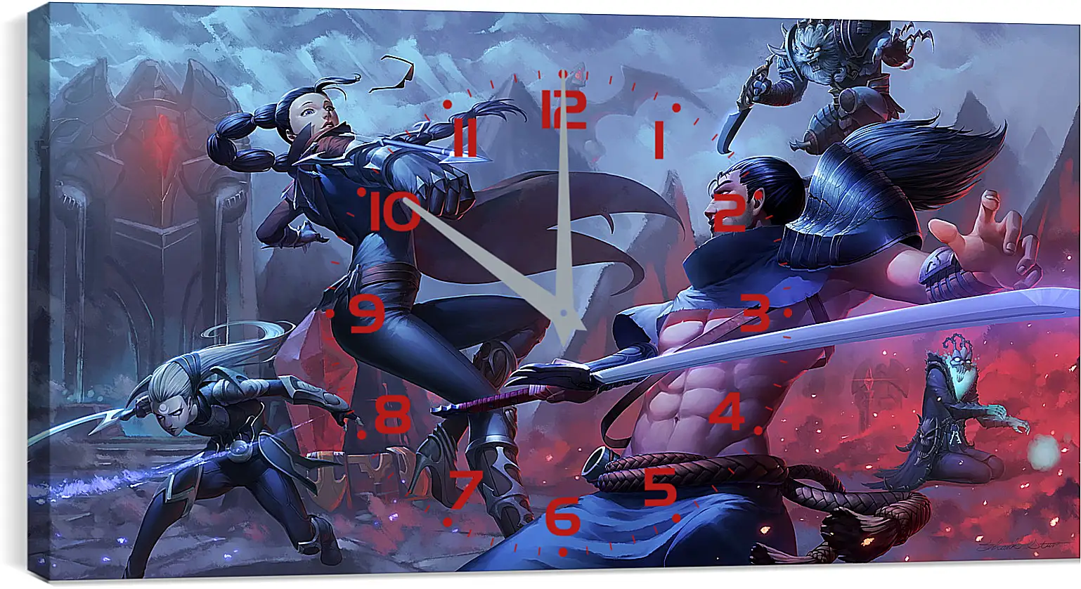Часы картина - League Of Legends
