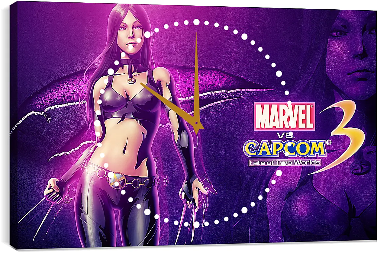 Часы картина - Marvel Vs. Capcom 3: Fate Of Two Worlds
