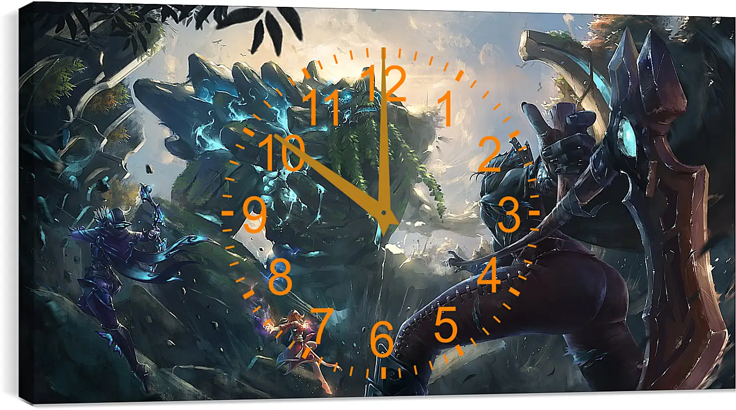 Часы картина - DotA 2