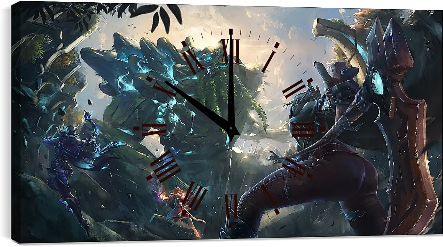 Часы картина - DotA 2