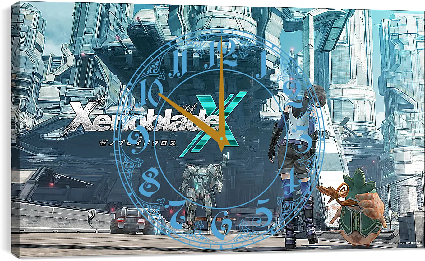 Часы картина - Xenoblade Chronicles X
