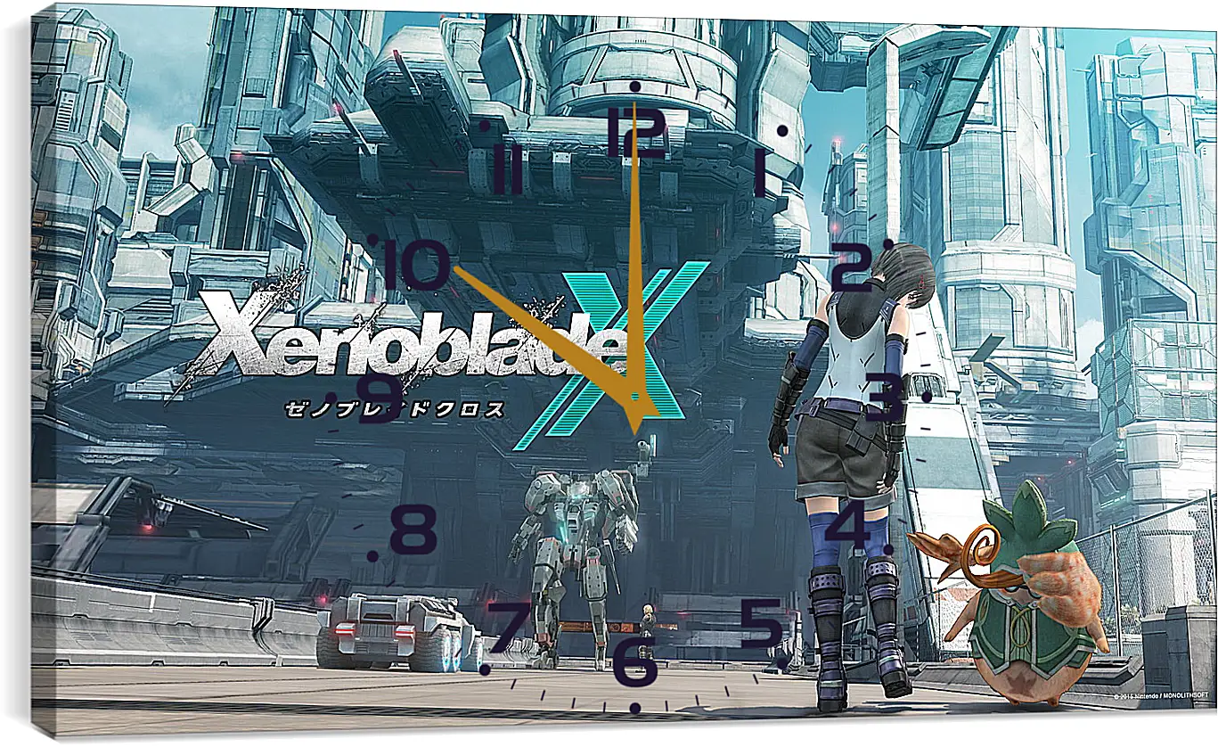 Часы картина - Xenoblade Chronicles X
