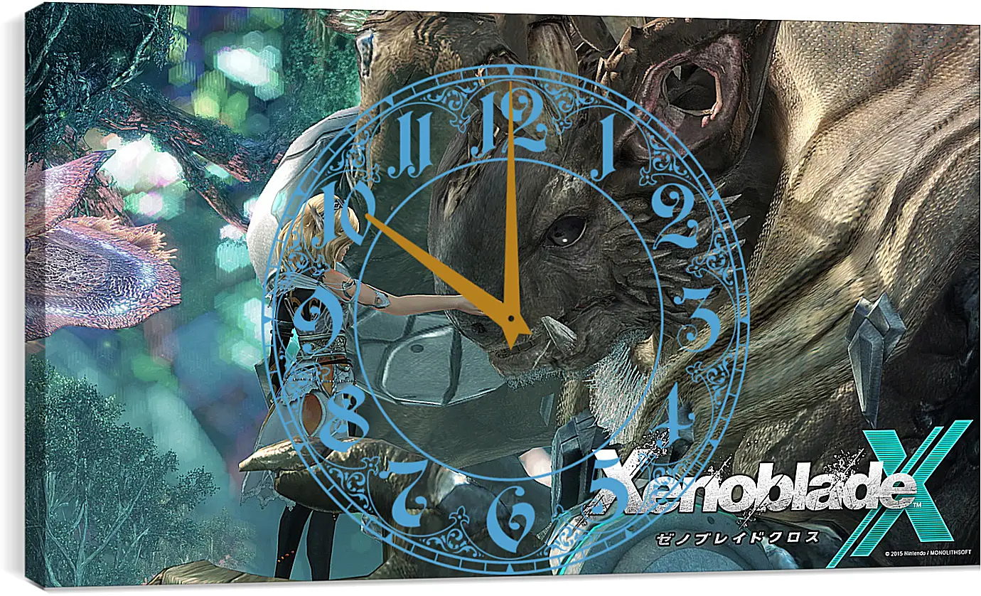 Часы картина - Xenoblade Chronicles X
