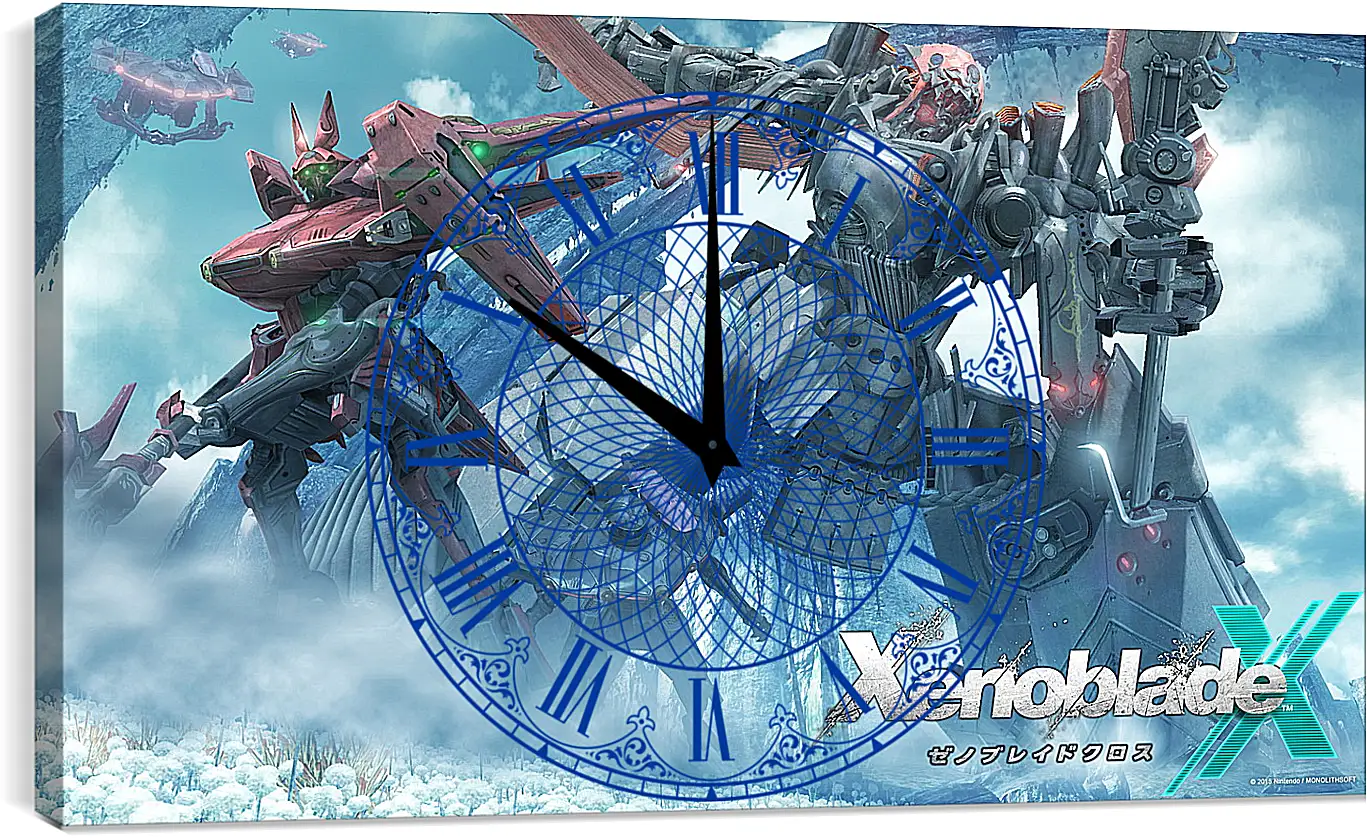 Часы картина - Xenoblade Chronicles X
