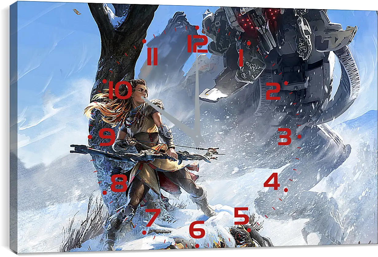 Часы картина - Horizon Zero Dawn
