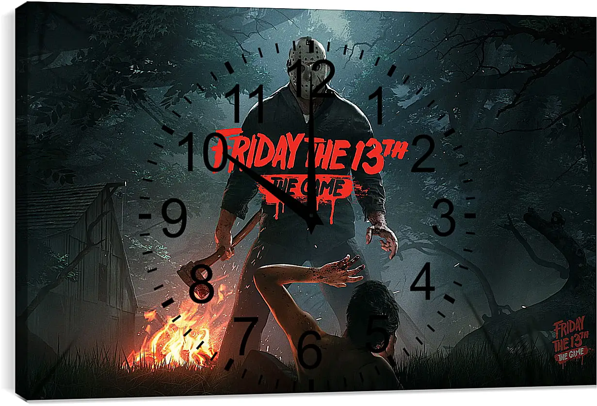 Часы картина - Friday The 13th: The Game
