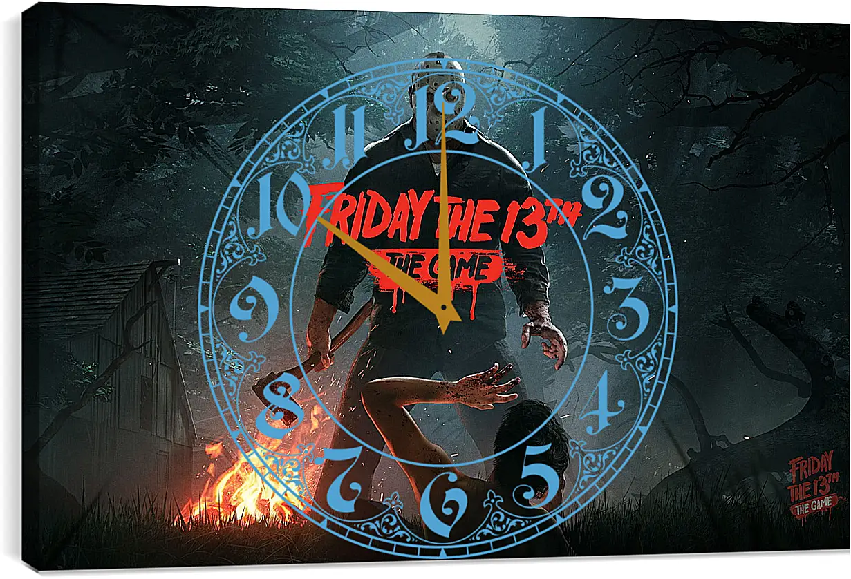 Часы картина - Friday The 13th: The Game
