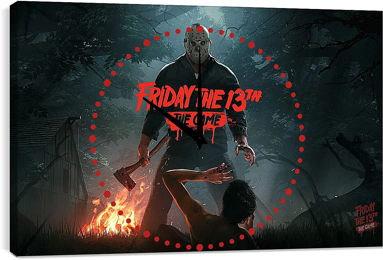 Часы картина - Friday The 13th: The Game
