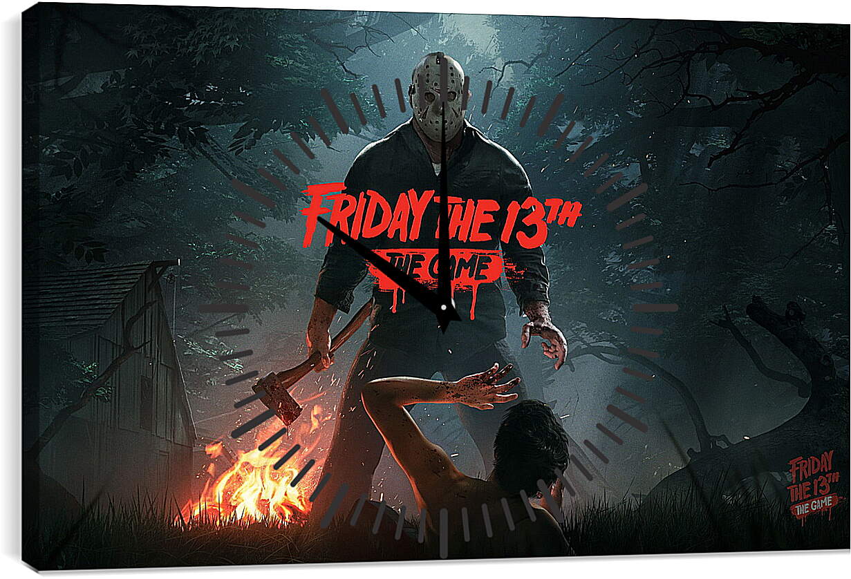 Часы картина - Friday The 13th: The Game
