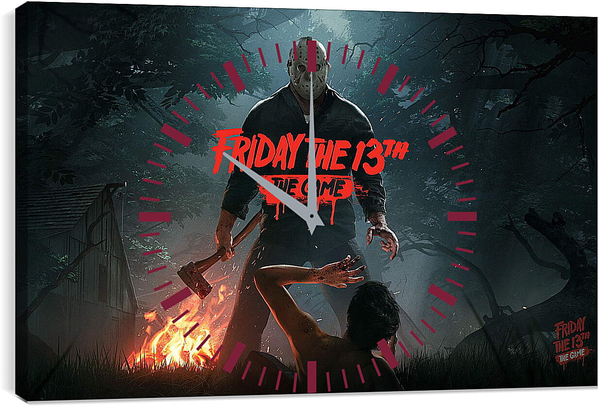 Часы картина - Friday The 13th: The Game
