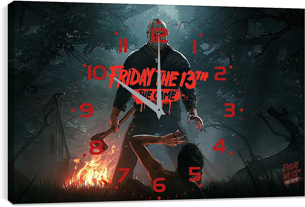 Часы картина - Friday The 13th: The Game
