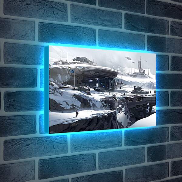 Лайтбокс световая панель - Halo 5: Guardians