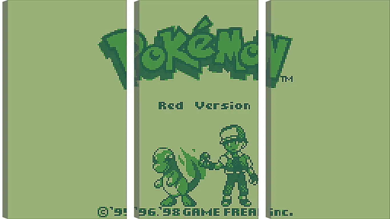 Модульная картина - Pokemon Red Version
