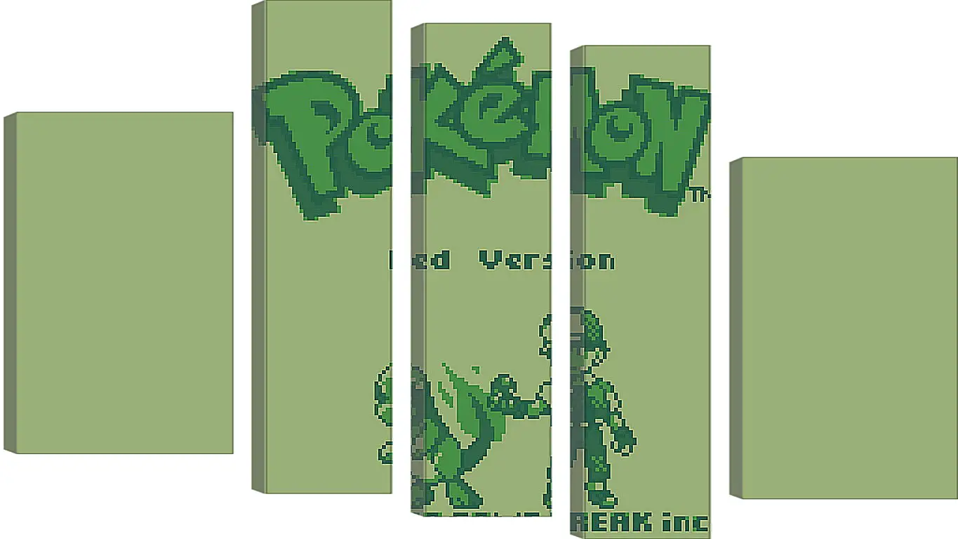 Модульная картина - Pokemon Red Version
