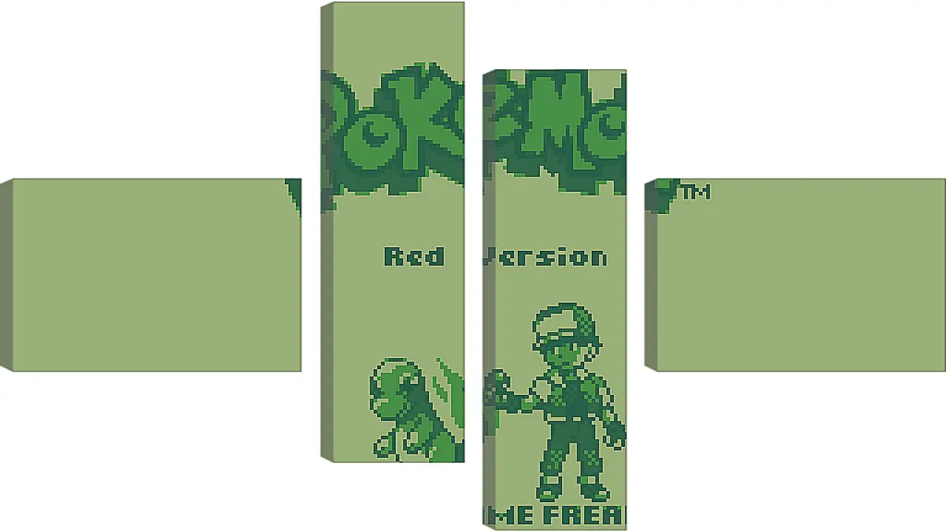 Модульная картина - Pokemon Red Version
