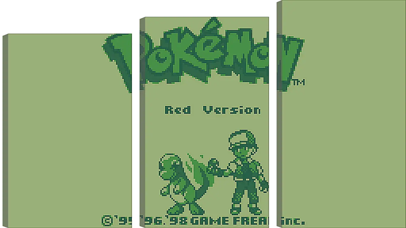 Модульная картина - Pokemon Red Version
