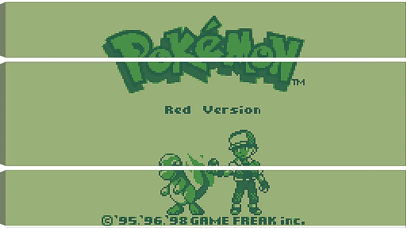 Модульная картина - Pokemon Red Version
