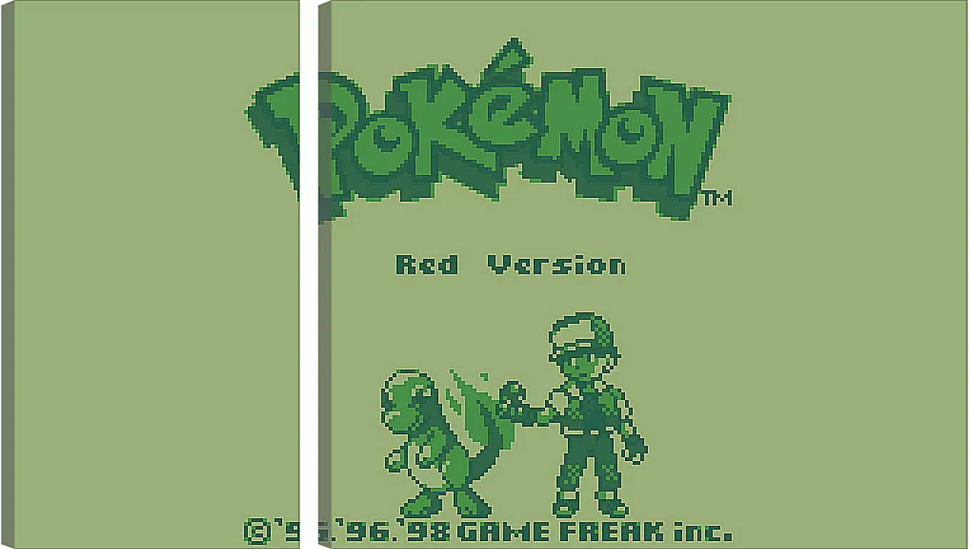 Модульная картина - Pokemon Red Version
