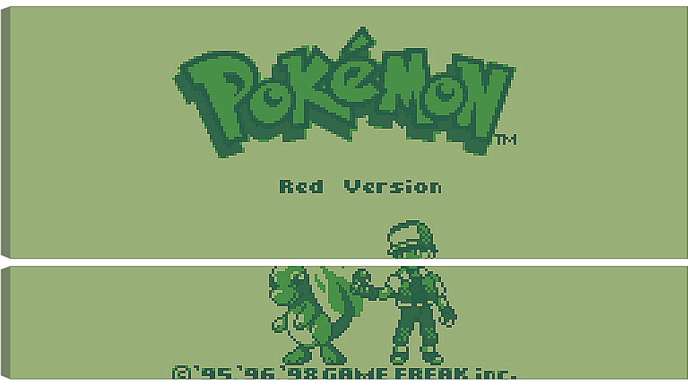 Модульная картина - Pokemon Red Version

