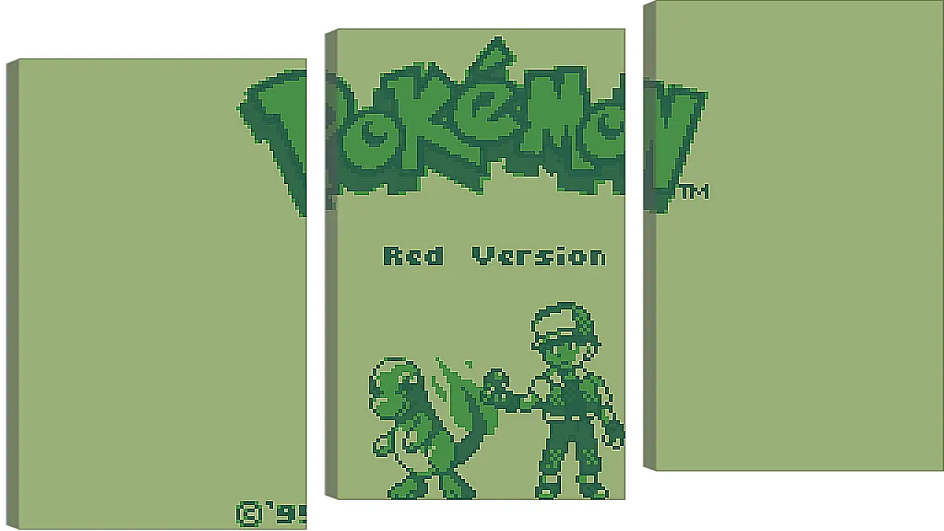 Модульная картина - Pokemon Red Version
