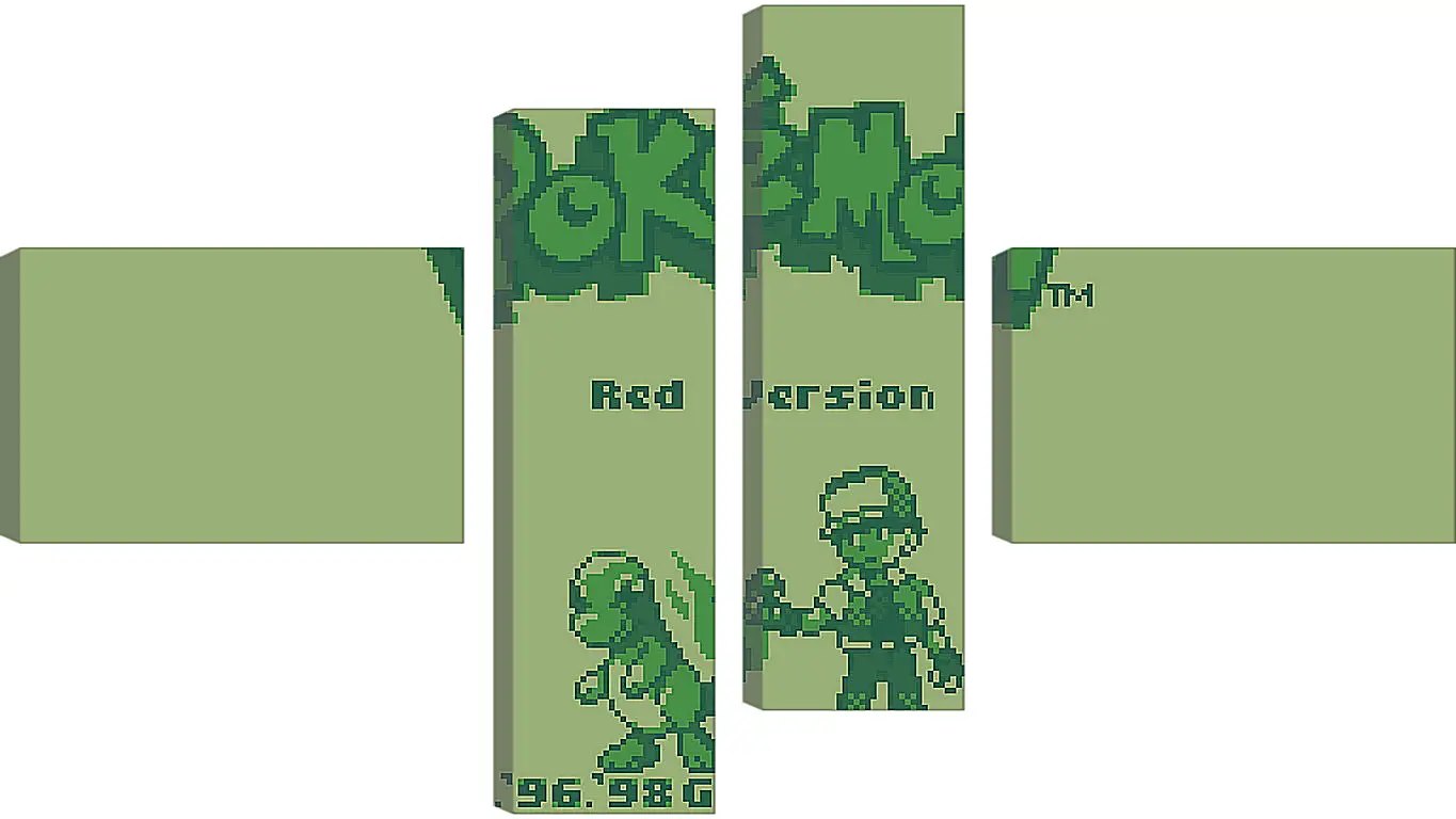 Модульная картина - Pokemon Red Version
