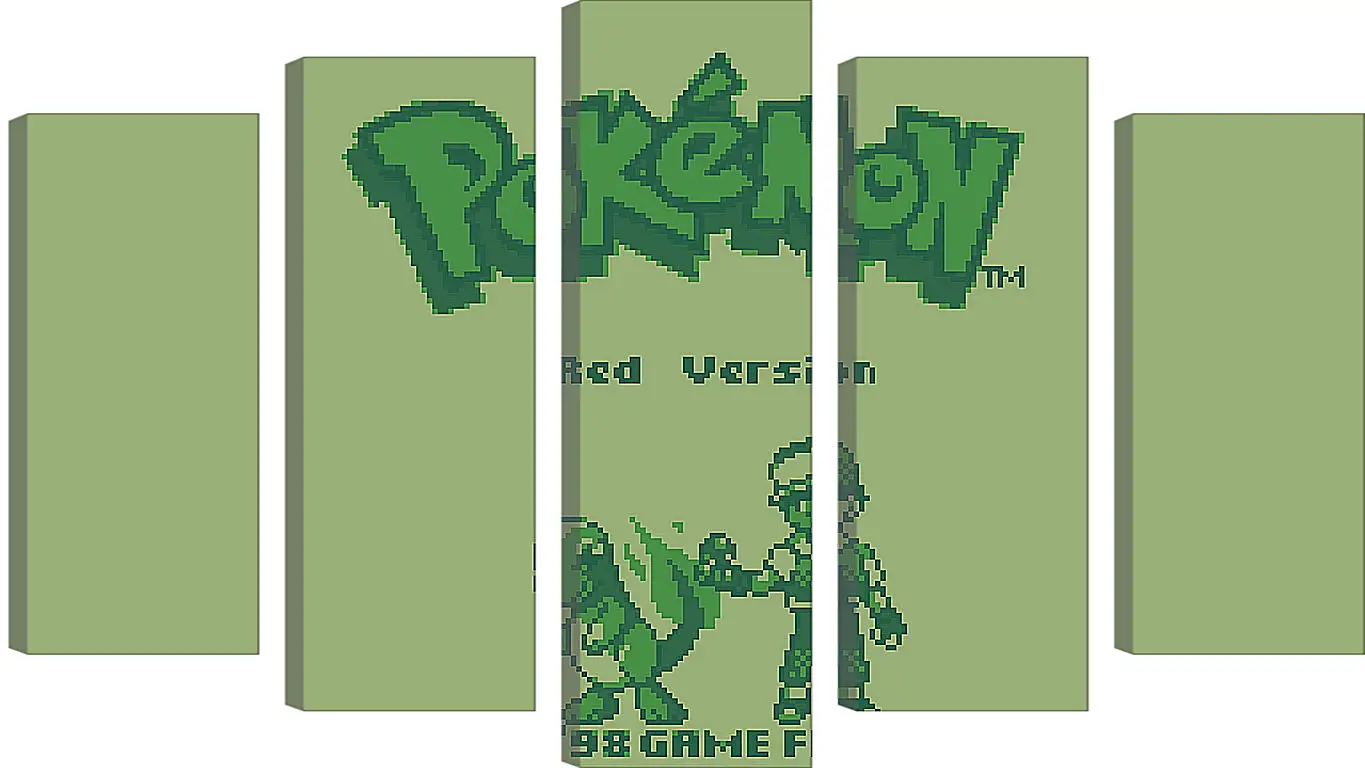 Модульная картина - Pokemon Red Version
