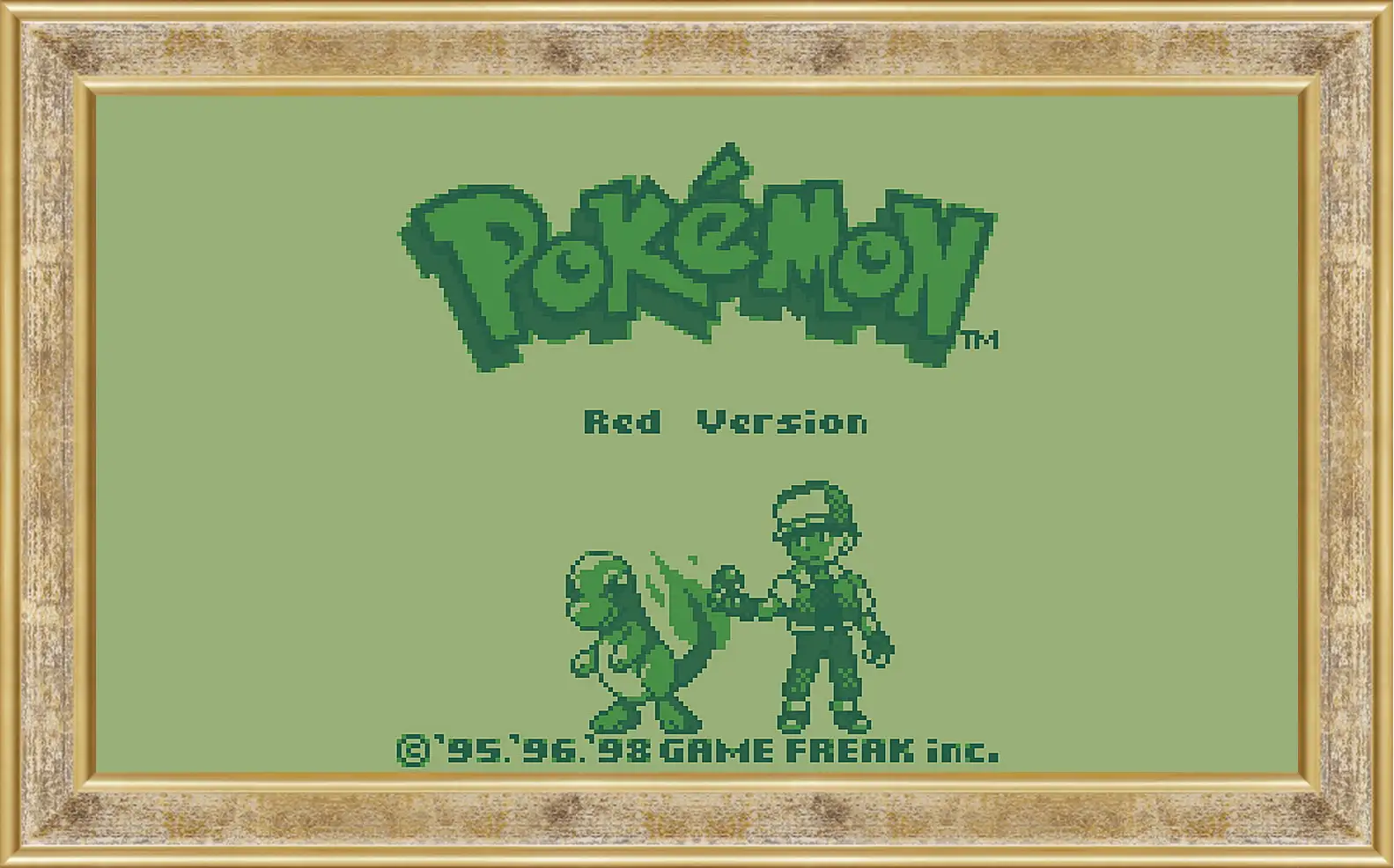 Картина в раме - Pokemon Red Version
