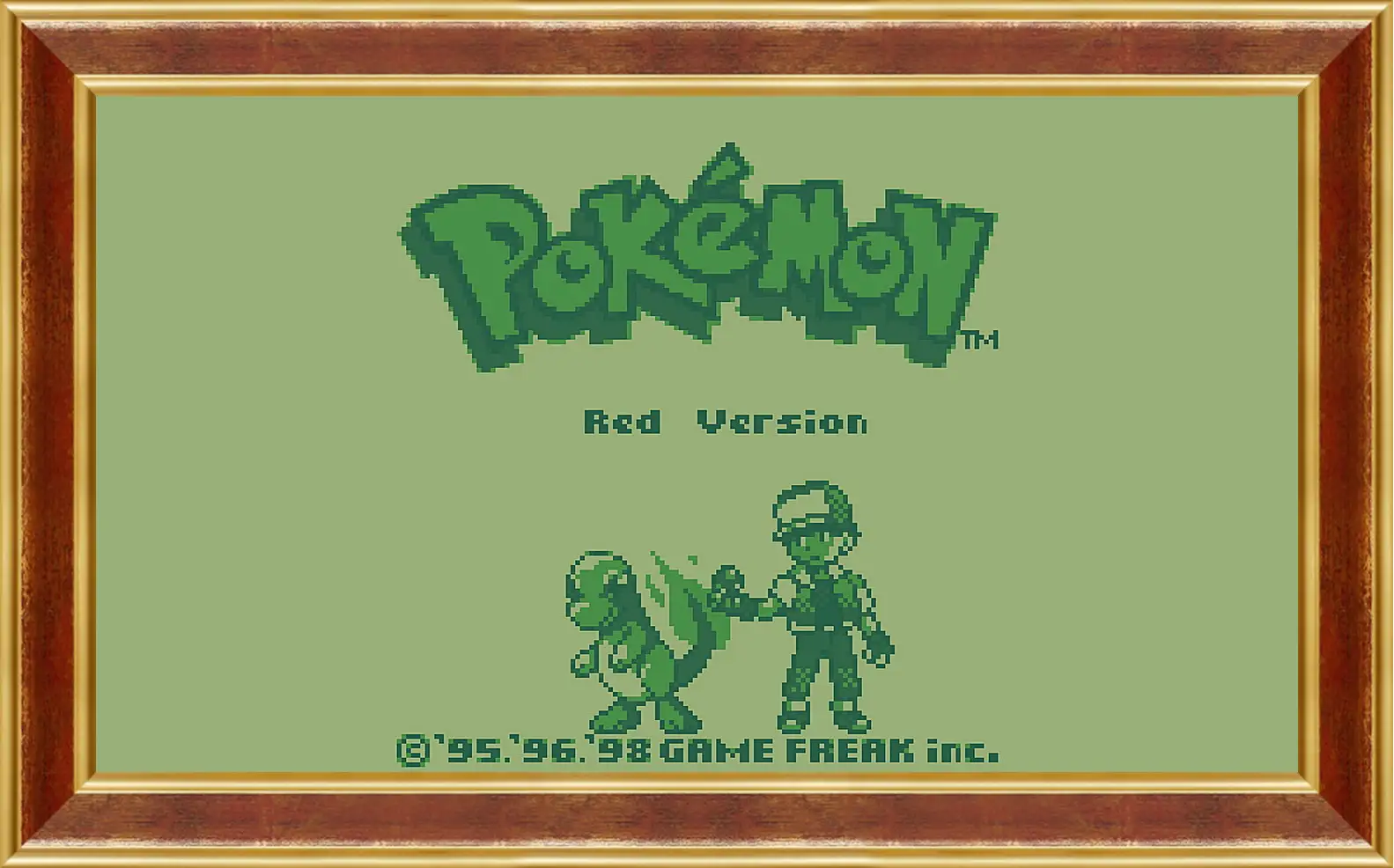 Картина в раме - Pokemon Red Version
