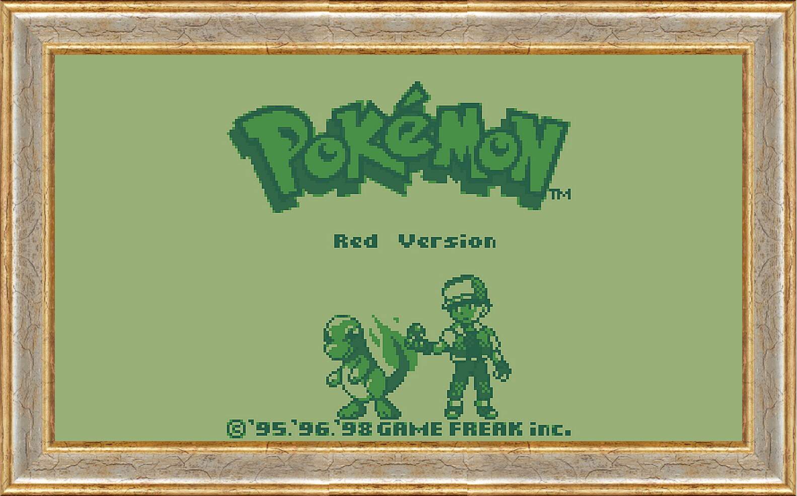 Картина в раме - Pokemon Red Version
