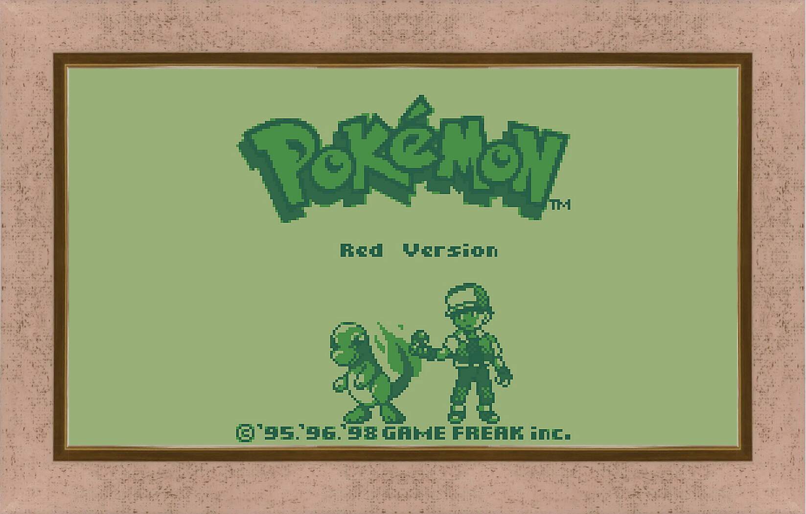 Картина в раме - Pokemon Red Version
