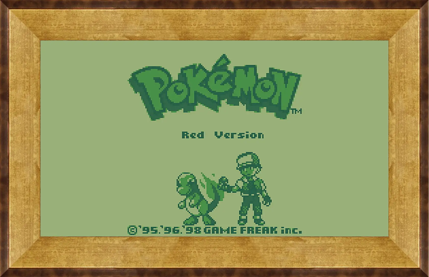 Картина в раме - Pokemon Red Version
