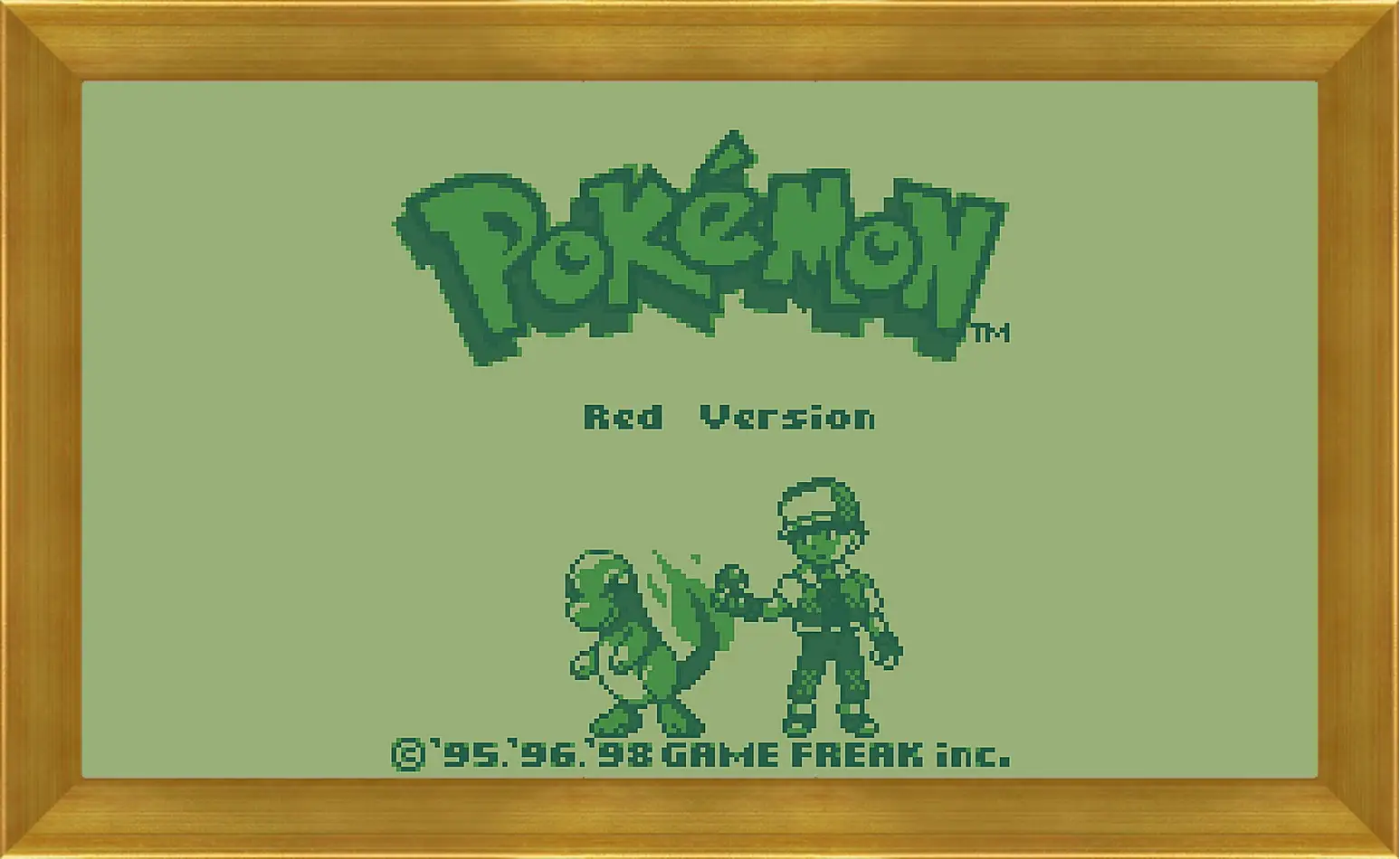 Картина в раме - Pokemon Red Version
