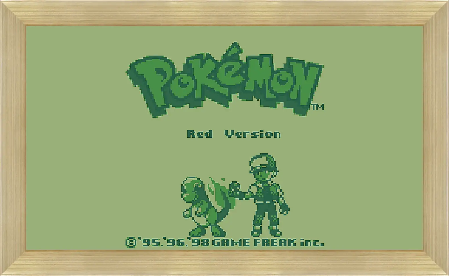 Картина в раме - Pokemon Red Version
