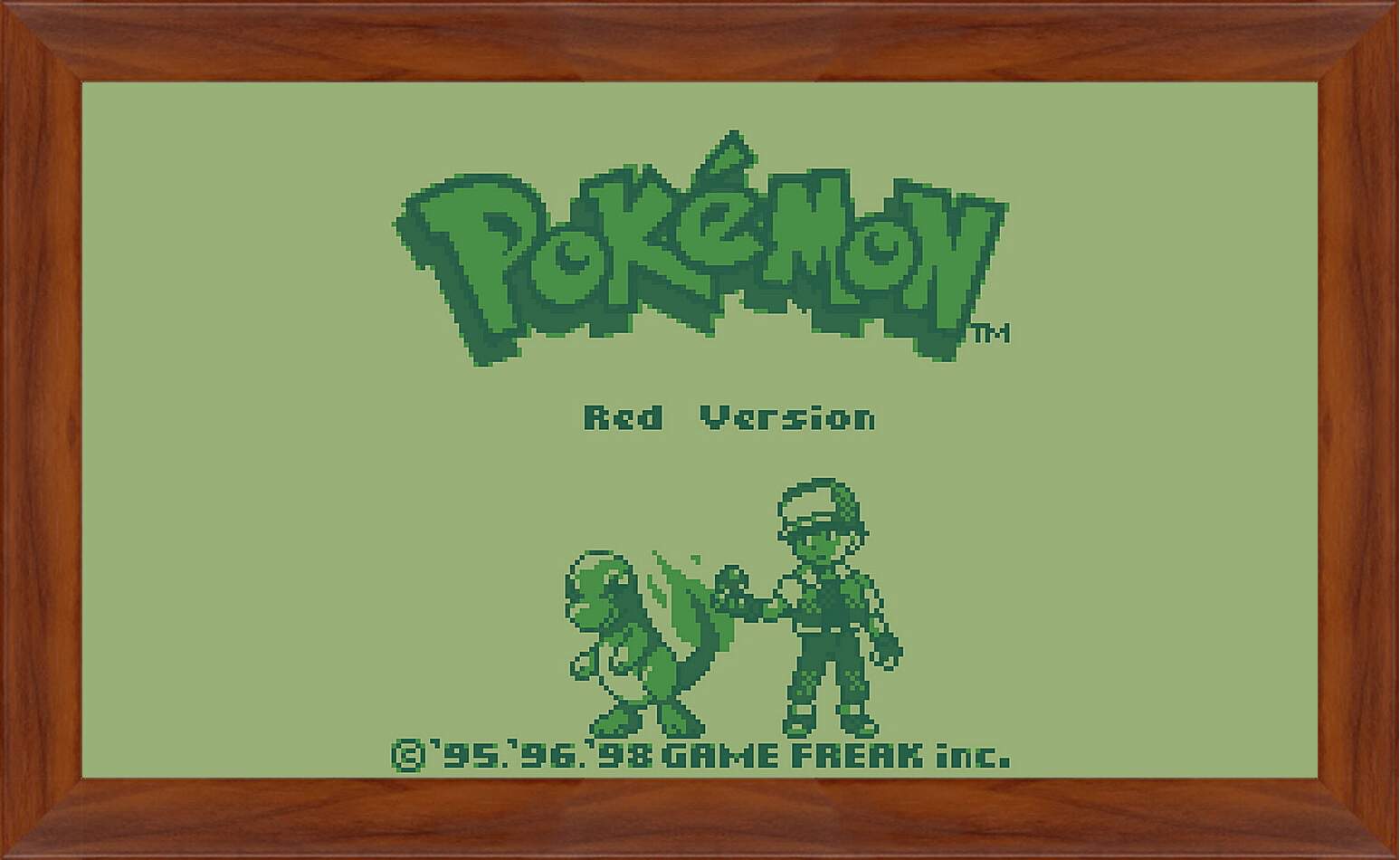 Картина в раме - Pokemon Red Version
