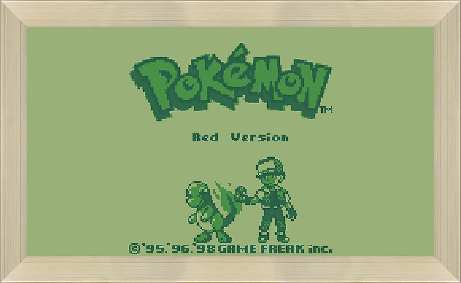 Картина в раме - Pokemon Red Version
