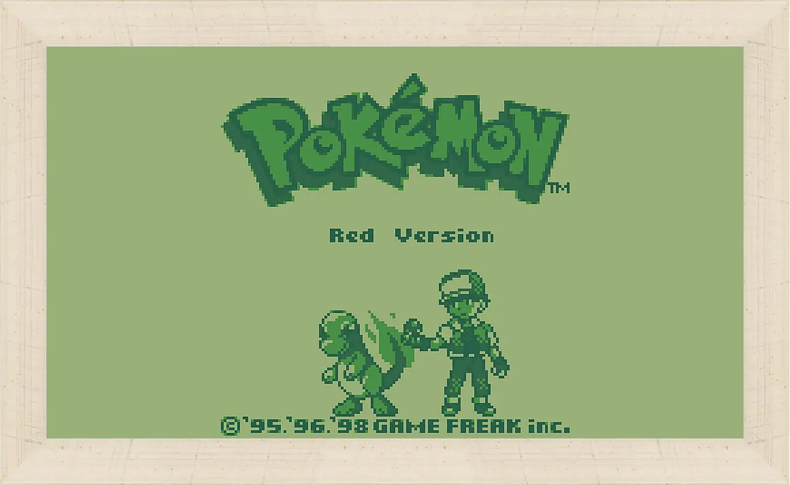 Картина в раме - Pokemon Red Version
