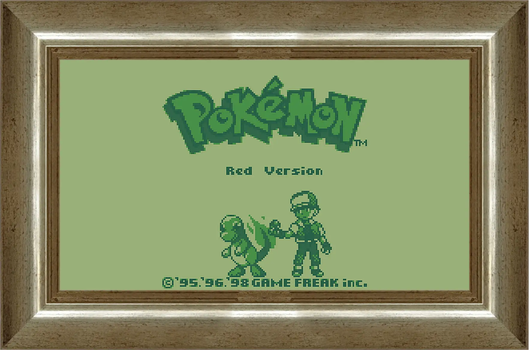 Картина в раме - Pokemon Red Version
