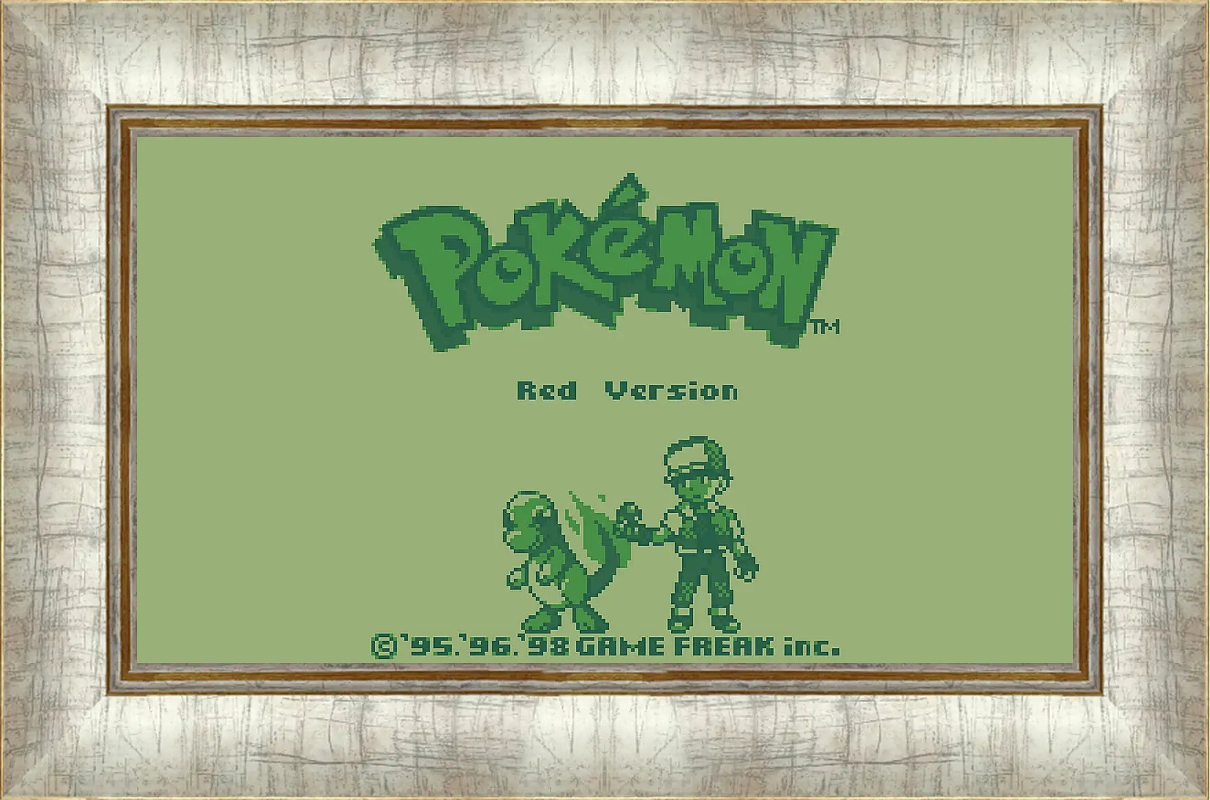 Картина в раме - Pokemon Red Version
