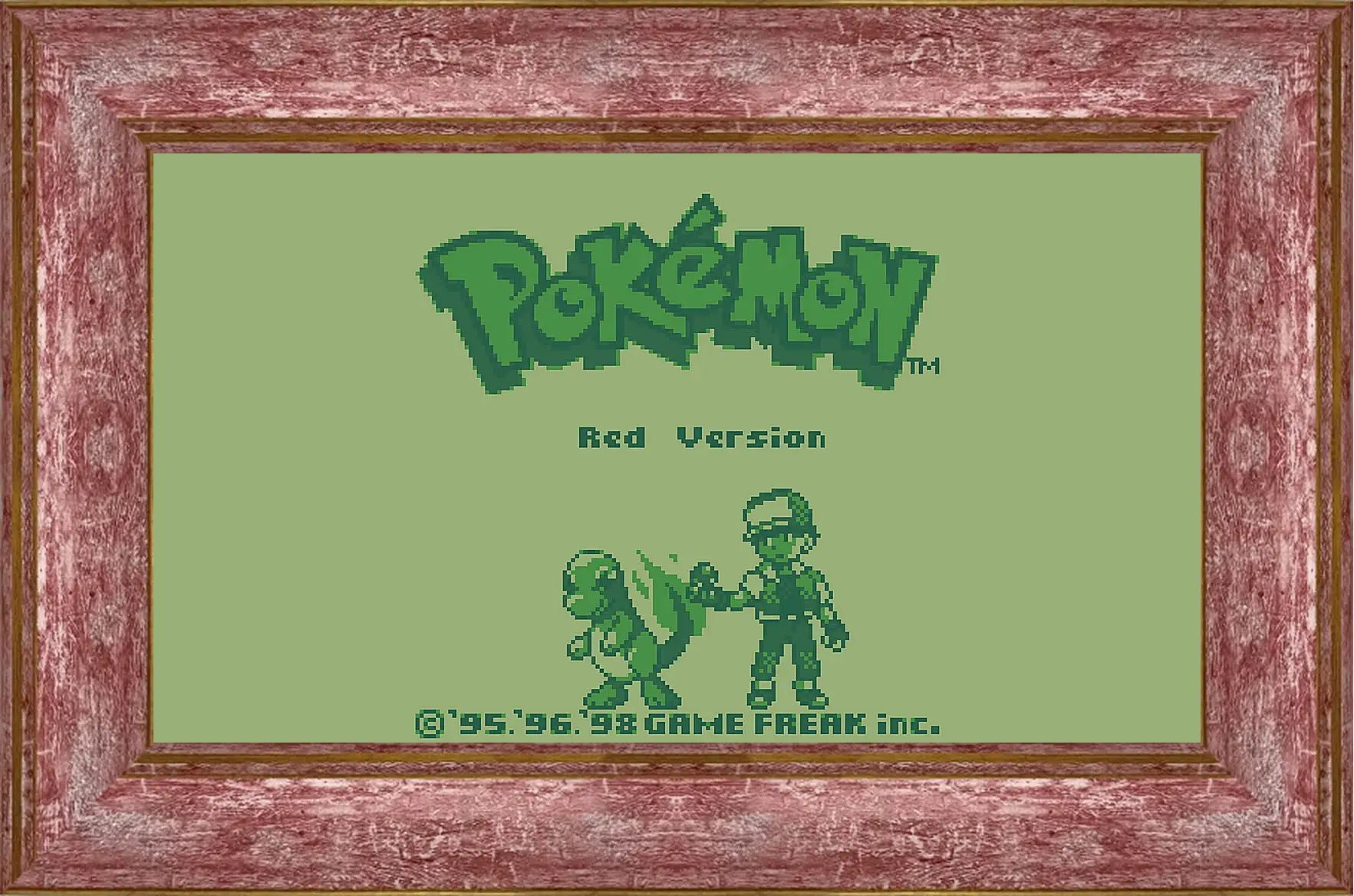 Картина в раме - Pokemon Red Version
