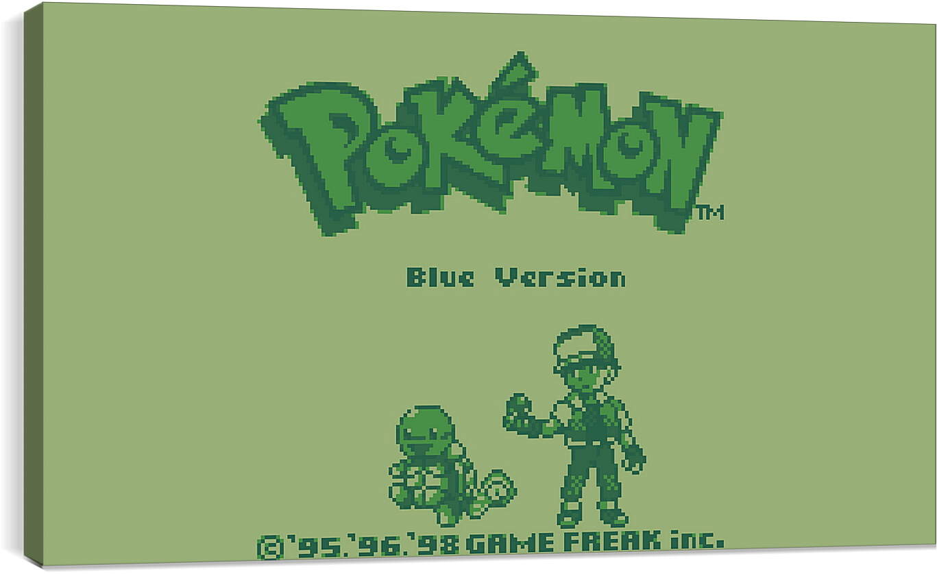 Постер и плакат - Pokemon Blue Version
